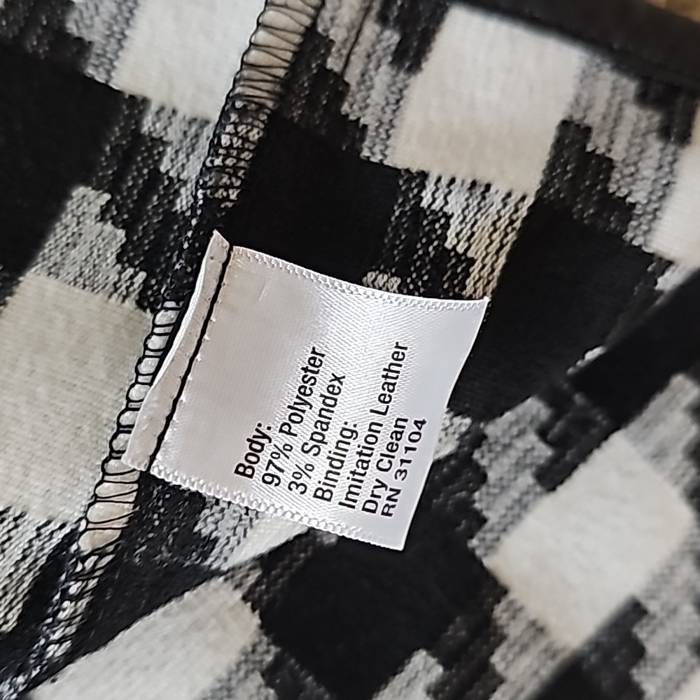 The Limited Houndstooth Open Jacket Duster Pockets Small 4 - Picture 4 of 6